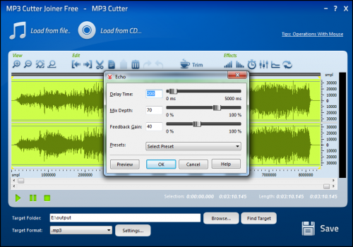MP3 Cutter Joiner (โปรแกรม MP3 Cutter ตัดเสียง) : 
