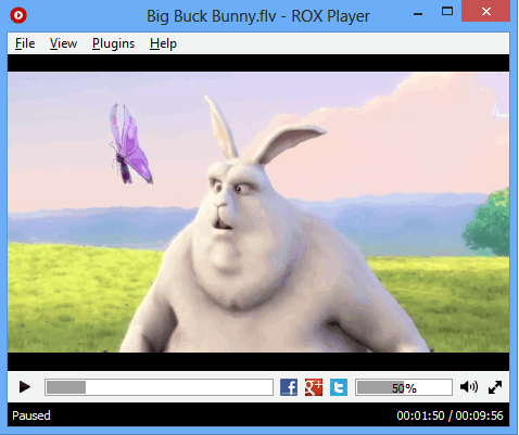 ROX Player (โปรแกรม ดูหนัง ฟังเพลง หรือดูคลิปแบบไม่ต้องโหลด) : 