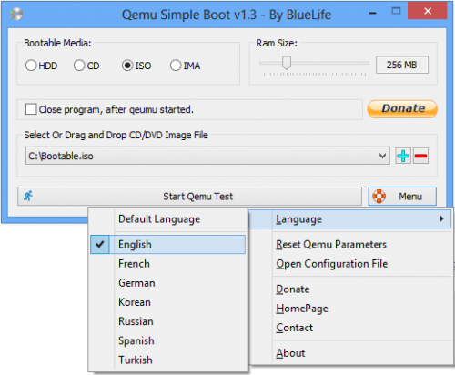 Qemu Simple Boot (โปรแกรม Qemu Simple Boot จำลองไฟล์ ISO ฟรี) : 
