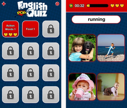 Learn English Vocabulary Pop Quiz (App เกมส์คำศัพท์ภาษาอังกฤษ) : 