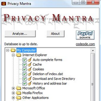Privacy Mantra (โปรแกรมลบ Cookie Cache History ต่างๆ ฟรี)
