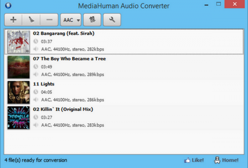 MediaHuman Audio Converter (โปรแกรม แปลงไฟล์เสียงขั้นเทพ) : 