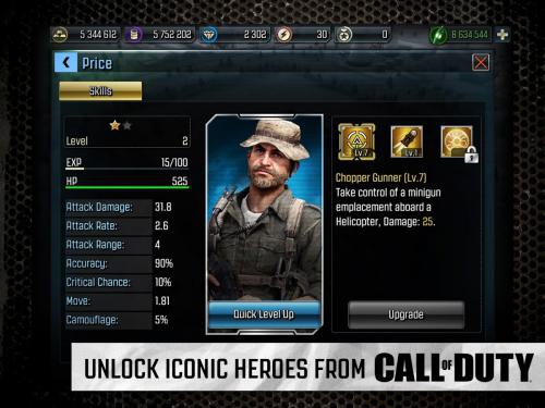Call of Duty Heroes (App เกมส์วางแผนกองทัพ) : 