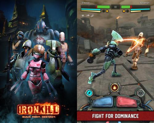 Ironkill (App เกมส์ต่อสู้หุ่นยนต์) : 