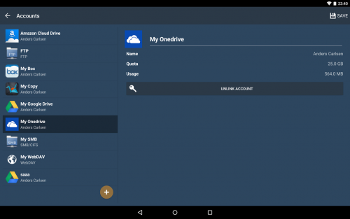 FolderSync (App ซิงค์ข้อมูล Cloud) : 