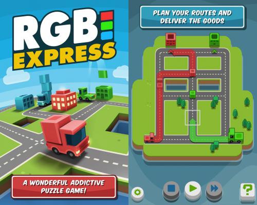 RGB Express (App เกมส์ขับรถส่งสี) : 