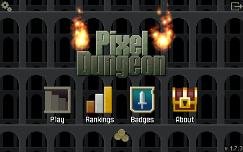 Pixel Dungeon (App เกมส์ค้นหาสมบัติใต้ดิน) : 