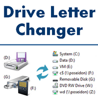 Drive Letter Changer (โปรแกรมเปลี่ยนชื่อไดร์ฟ หรือ ลำดับ Driver Letter ใหม่) : 