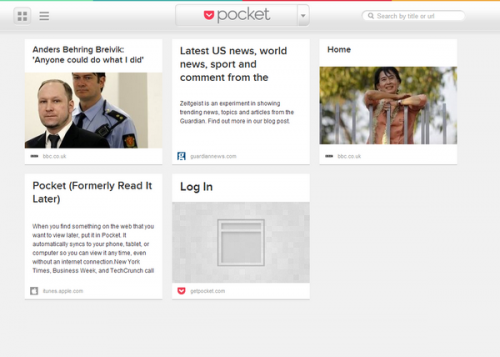 Pocket (โปรแกรม Pocket เก็บหน้า Bookmark เว็บไซต์ save to pocket เอาไว้อ่านทีหลัง) : 