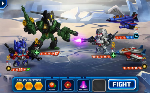 TRANSFORMERS Battle Tactics (App เกมส์หุ่นยนต์ต่อสู้) : 