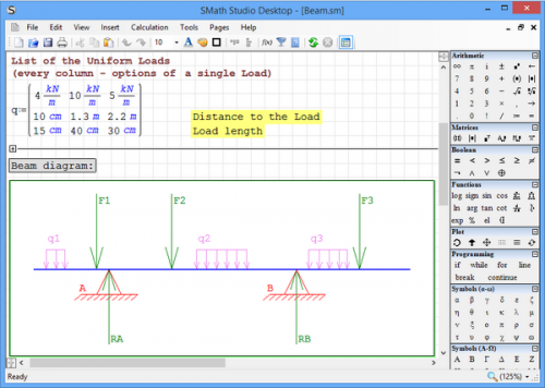 SMath Studio (โปรแกรม SMath Studio เครื่องคำนวณทางคณิตศาสตร์) : 