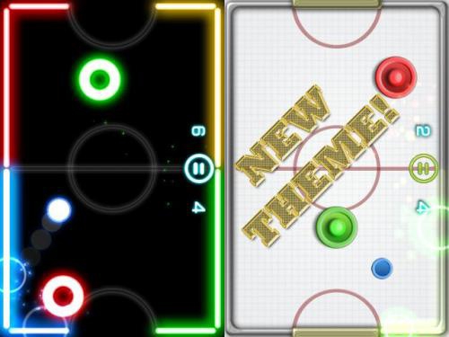 Glow Hockey 2 (App เกมส์โต๊ะฮอกกี้) : 