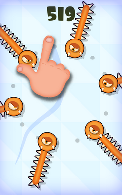Mmm Fingers (App เกมส์ลากนิ้วหลบสิ่งกีดขวาง ฟรี) : 