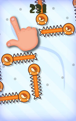 Mmm Fingers (App เกมส์ลากนิ้วหลบสิ่งกีดขวาง ฟรี) : 