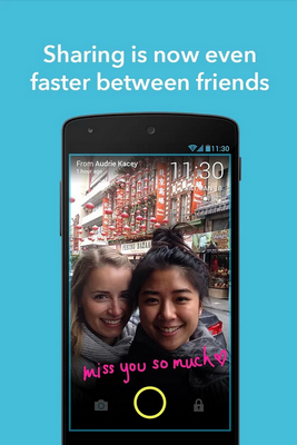 ScreenPop Lockscreen Messenger (App ส่งภาพไปหน้าจอเพื่อน) : 