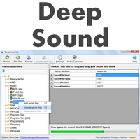 DeepSound (โปรแกรม DeepSound ซ่อนไฟล์ลับ ข้อมูลลับ ไว้ในไฟล์เพลง) : 