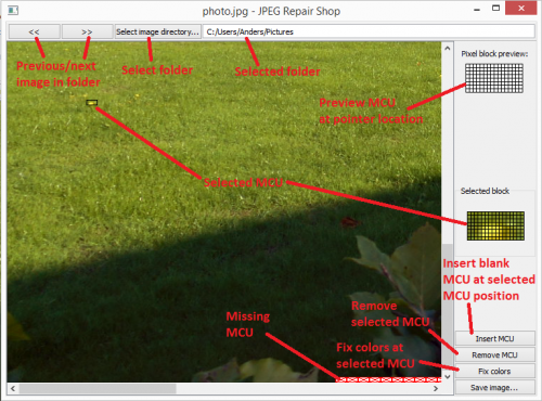JPEG Repair Shop (โปรแกรมซ่อมรูปภาพ JPG ฟรี) : 