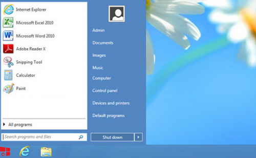 StartW8 (โปรแกรมเปลี่ยนหน้า Start Menu สำหรับ Windows 8) : 