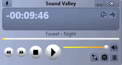 Sound Valley (โปรแกรม รวม Sound Effect เสียงธรรมชาติ) : 