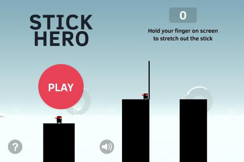 Stick Hero (App เกมส์ฮีโร่ไม้) : 