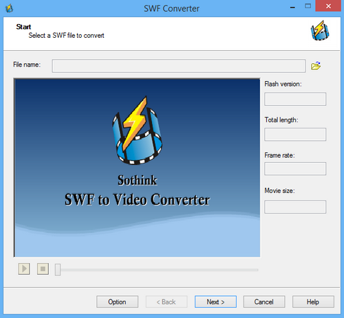 SWF to Video Converter (โปรแกรม แปลงไฟล์หนัง แปลงไฟล์เพลง) : 