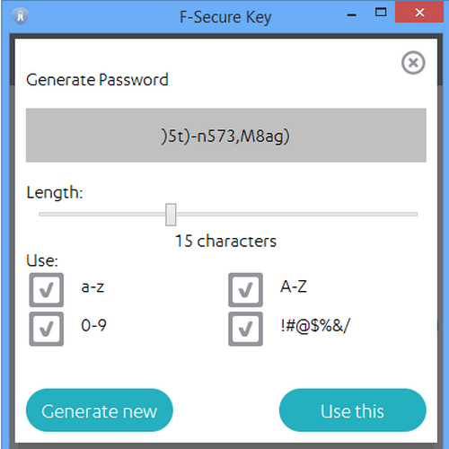 F-Secure Key (โปรแกรม เก็บรวบรวม Password ต่างๆ ของเรา ฟรี) : 