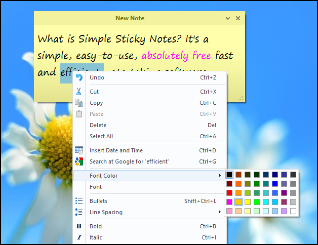 Simple Sticky Notes (โปรแกรม Simple Sticky Notes จดบันทึก เตือนความจำ) : 