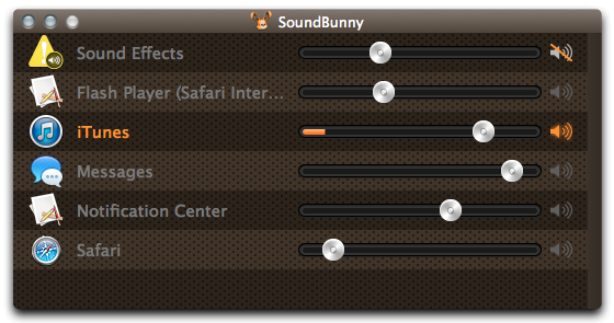 SoundBunny for Mac (ควบคุมเสียงอย่างละเอียด บน Mac อย่างง่าย) : 