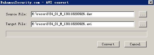 DAV Converter (แปลงไฟล์วิดีโอกล้องวงจรปิด จาก DAV เป็น AVI) : 