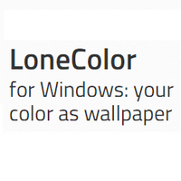 LoneColor (โปรแกรม LoneColor เปลี่ยนสีพื้นหลัง Windows ฟรี) : 