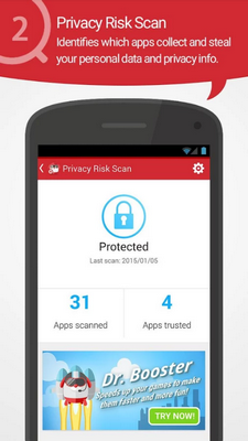 Dr Safety (App รักษาความปลอดภัยบนสมาร์ทโฟน) : 