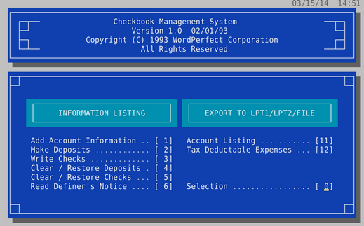 vDos (โปรแกรมเปิดโปรแกรมที่ทำงานบน DOS ใน Windows) : 
