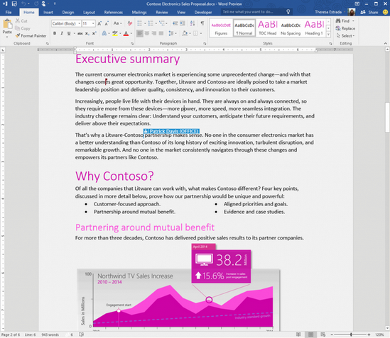 Microsoft Office 2016 Preview : 