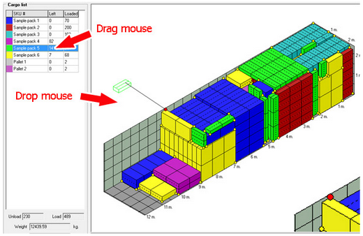 Cargo Optimizer Professional (โปรแกรมคำนวณการจัดเรียงสินค้า แบบกล่องใส่ตู้คอนเนเนอร์ 3 มิติ รุ่นกลาง) : 