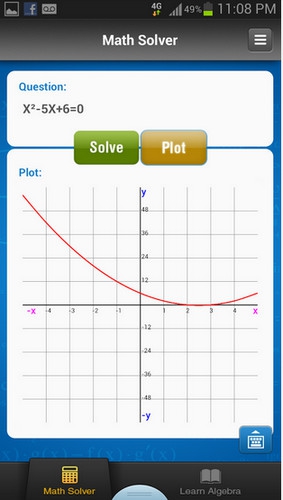 Math Solver and Homework Helper (App สูตรคณิตศาสตร์) : 