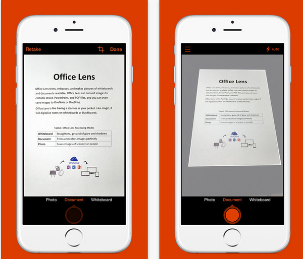 Office Lens (App สแกนเนอร์ เปลี่ยนมือถือเป็น Scanner ง่ายๆ) : 