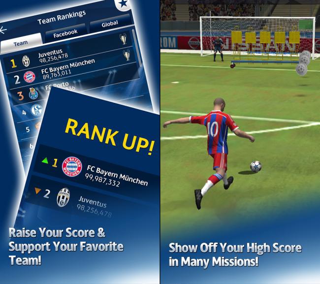 UEFA CL PES FLiCK (App เกมส์ยิงฟรีคิก ฝึกยิง Freekick ฟรี) : 