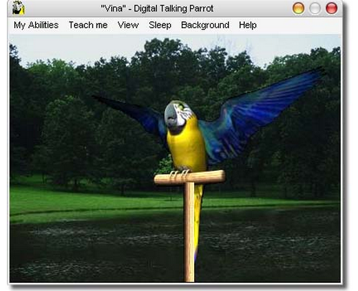 AV Digital Talking Parrot Screensaver (สกรีนเซฟเวอร์ นกแก้วพูดได้) : 