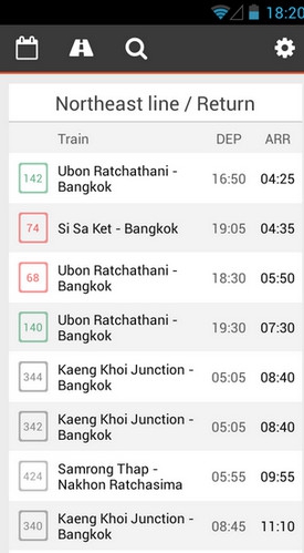 Thai Railway (App รถไฟไทย) : 