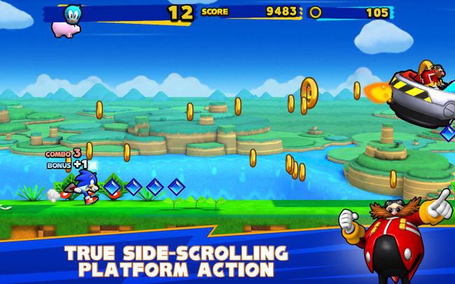 Sonic Runners (App เกมส์วิ่งโซนิค) : 