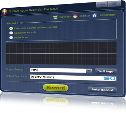 GiliSoft Audio Recorder : 