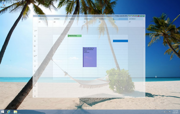Outlook on the Desktop (โปรแกรมแสดงปฏิทิน Outlook บนหน้าจอ) : 