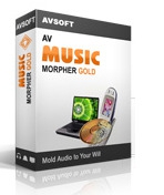 AV Music Morpher GOLD (เปิดเพลง แต่งเสียง ไรท์แผ่น แปลงไฟล์เสียง คุ้ม) : 