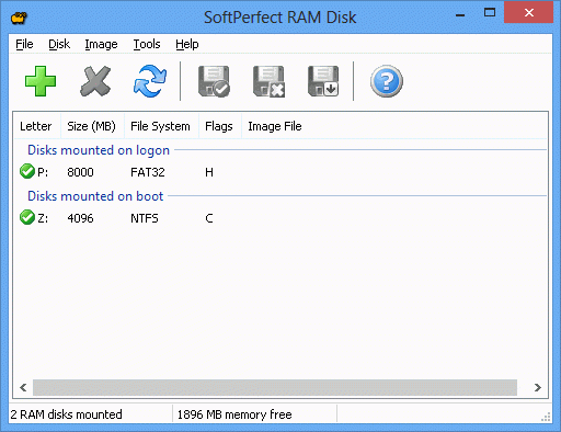 Softperfect Ram Disk (เอาพื้นที่ Ram มาทำเป็น Hard Disk เร็วแรงขึ้น) 4.4.1