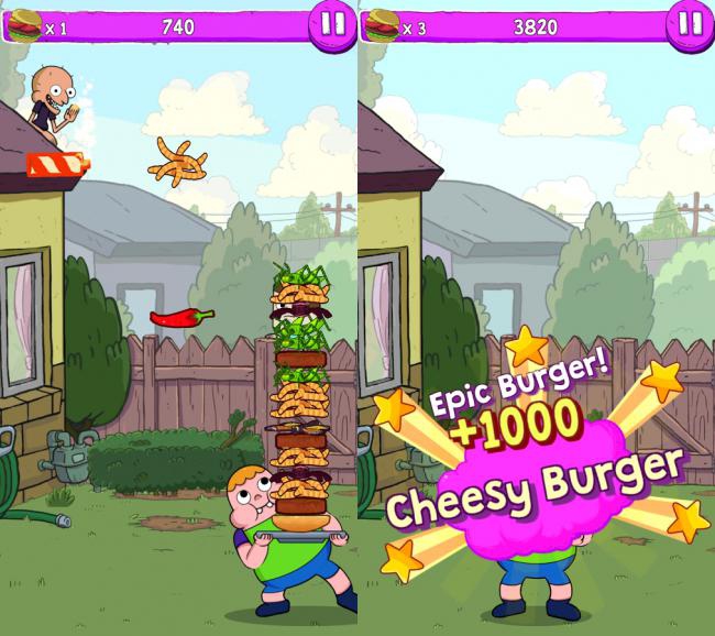 Blamburger (App เกมส์รับเบอร์เกอร์) : 
