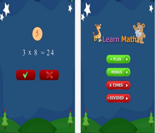 Basic Maths Practice (App เกมส์ฝึกคิดเลข) : 