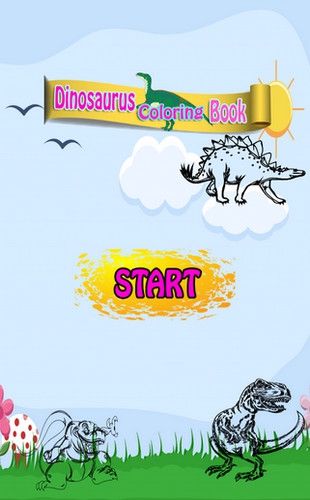 Dinosaurs Coloring Book (App ระบายสีการ์ตูน ไดโนเสาร์) : 