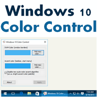 Windows 10 Color Control (โปรแกรมปรับสีหน้าจอ Windows 10) : 