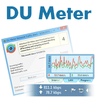 DU Meter (โปรแกรม DU Meter ดูปริมาณการใช้งาน Bandwidth) : 