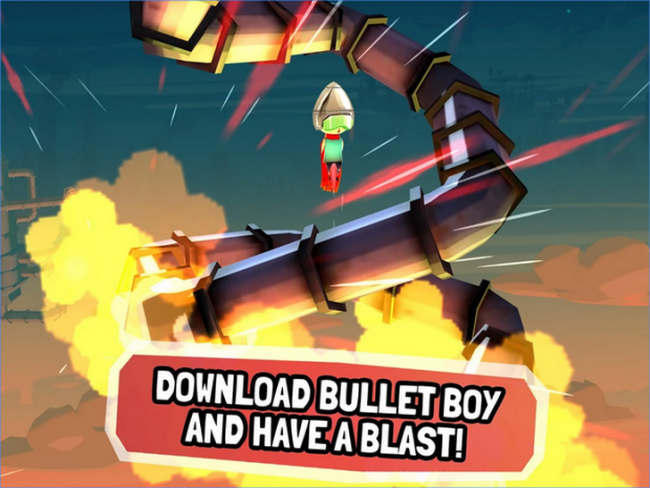 Bullet Boy (App เกมส์เด็กชายหัวกระสุนกับเมืองลอยฟ้า) : 